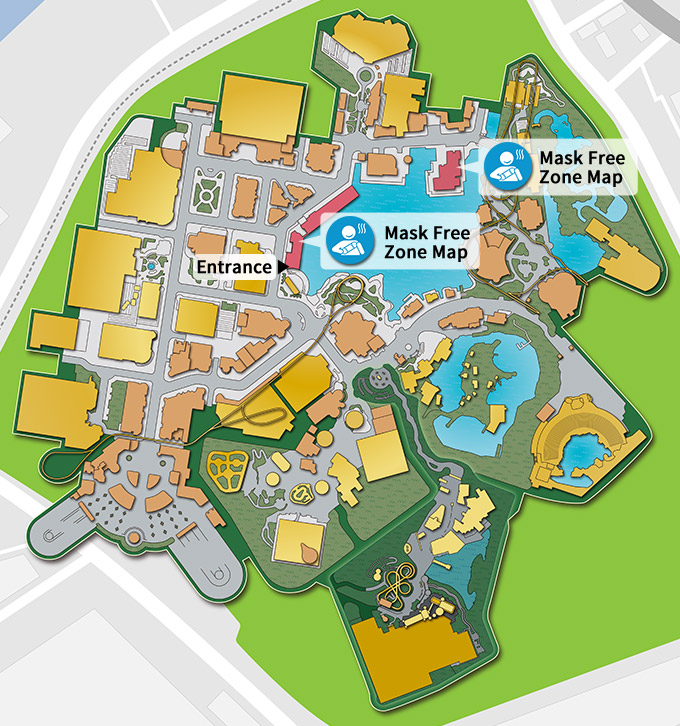 Universal Studios Japan Map